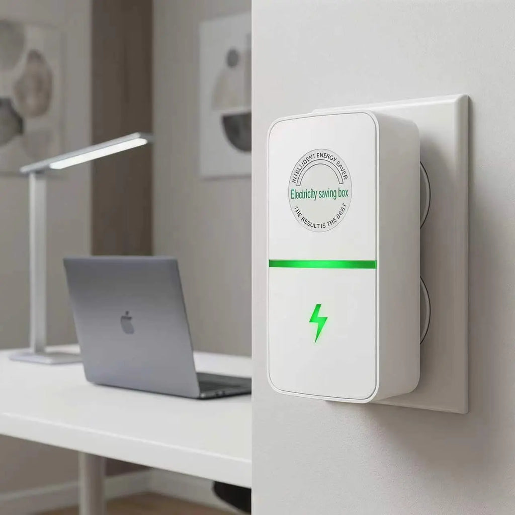 Plug-In Power Box with US Plug 2026 Updated Design, Compatible with 90–250V Input Range Multi Plug Outlet