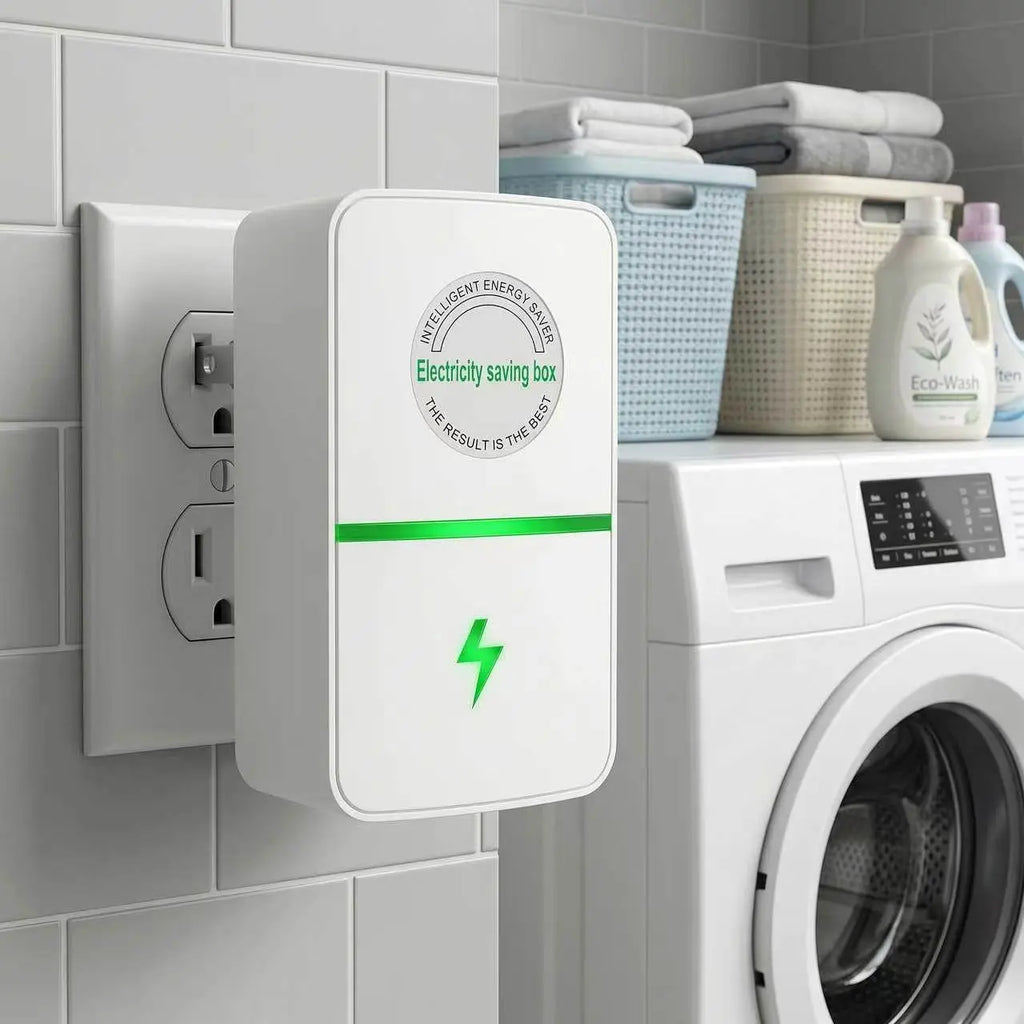 Plug-In Power Box with US Plug 2026 Updated Design, Compatible with 90–250V Input Range Multi Plug Outlet
